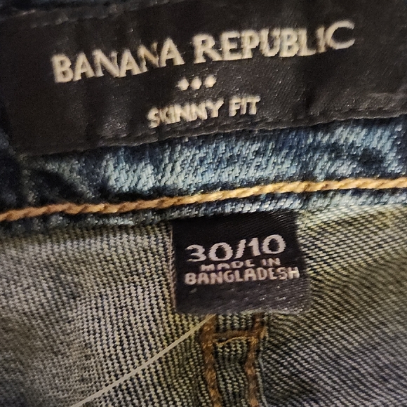 Banana Republic Blue Skinny Fit Crop Jeans - Picture 3 of 7